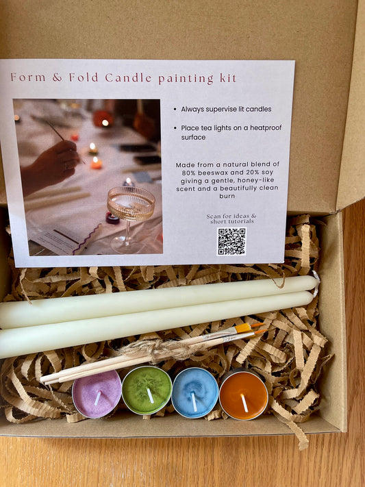 The Autumn Mini Candle Painting Kit