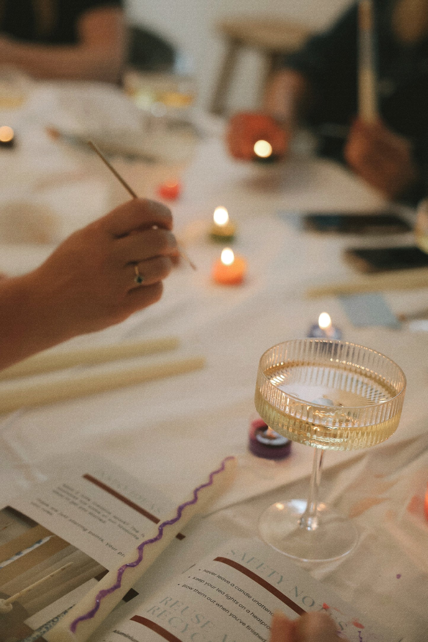 Candle painting night kit